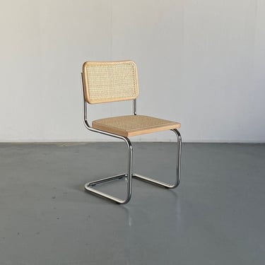 1 of 12 Vintage Cesca Mid Century Cantilever Chair / Marcel Breuer B32 Design Chairs / Bauhaus Design / Early 2000s, Italy 