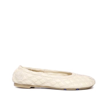 Burberry Sadler Leather Ballerina Flats Women