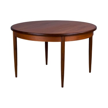 Mid Century Modern G-Plan Teak Round Extendable Dining Table 