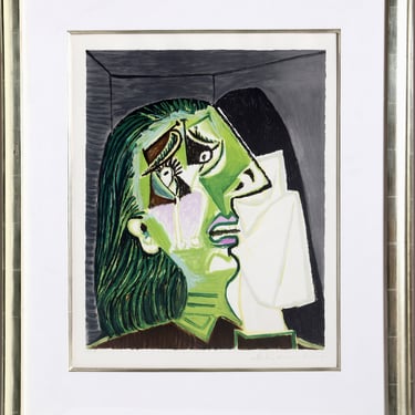 Femme au Mouchoir, Pablo Picasso (After), Marina Picasso Estate Lithograph Collection 