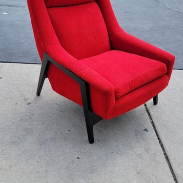 Vintage Mid Century Modern Folke Ohlsson Lounge Chair by DUX of Sweden