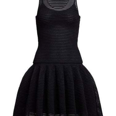 Alaia Women Short Dress In Crinoline Mesh