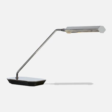 Mid-Century Modern Chrome Table Lamp by Koch & Lowy 