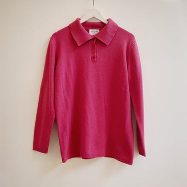 Carnation Wool Henley Pullover