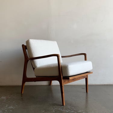 Made to Order Mid Century Larsen Style Lounge Chair 