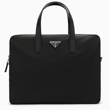 Prada Black Re-Nylon Briefcase Men