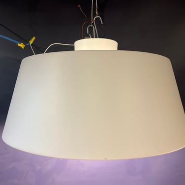 Contemporary White Metal 3 Bulb Flush Mount Light 19” X 10”