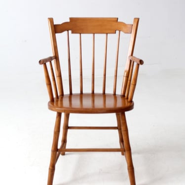 mid-century Conant Ball wood arm chair 