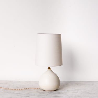 Bob Dinetz Hand Made Lamp - White