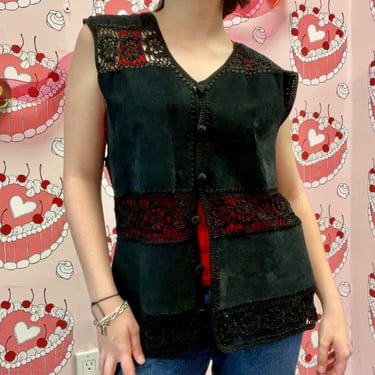 Vintage Frael Thomas Lace Vest