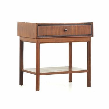 Jack Cartwright for Founders Mid Century Walnut Nightstand - mcm 