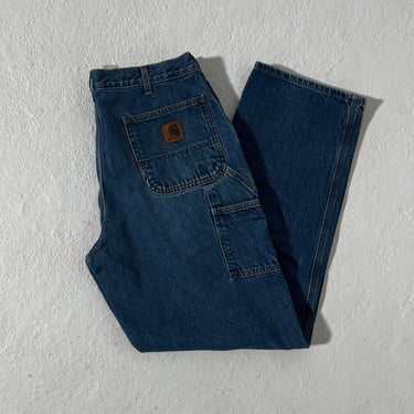 Blue Denim Carhartt Pants Size 36x34 eds