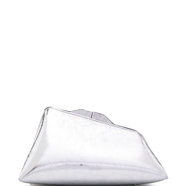 The Attico Women 8.30 Pm Metallic Leather Clutch