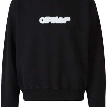 Off-White Men Spray Arrows Crew Neck Sweatshirt