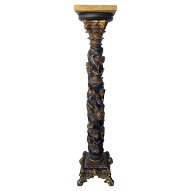 18th Century Traditional Spanish Architectural Solomonic Pedestal