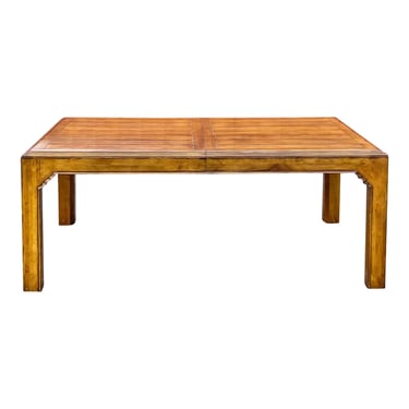 Century Furniture Rustic European Campaign Style Dining Table 