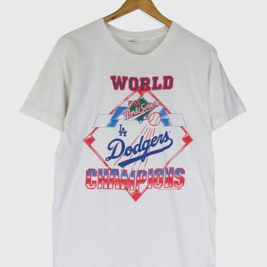 Vintage 1988 MLB LA Dodgers World Series T Shirt Sz L