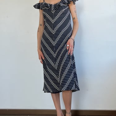Escada Silk Dotted Dress (M)