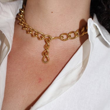 Vintage Adjustable Chain Link Necklace
