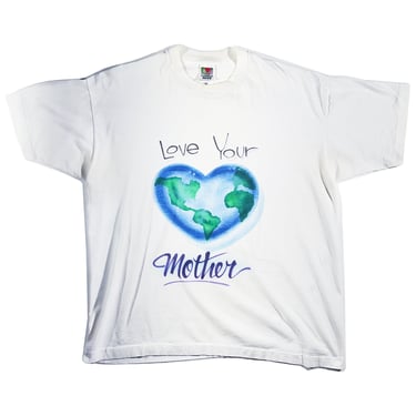 Vintage Love Your Mother T-Shirt Earth Tee Single Stitch 90's