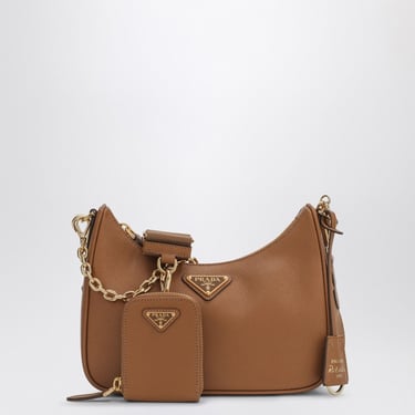 Prada Re-Edition 2005 Caramel Leather Bag Women