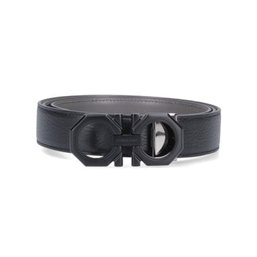 Ferragamo Men Gancini Reversible Belt