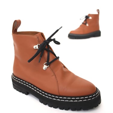 ATP Atelier Leather Lace-Up Boots