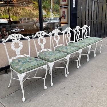 If I Had a Quarter | Set of Six Vintage French Quarter Chairs