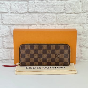 Louis Vuitton Clemence Wallet, Brown