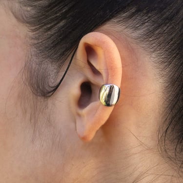 Moon Ear Cuff: Silver