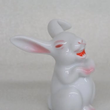 Rosenthal Classic Rose Collection Porcelain Mini Laughing Bunny Figurine 3606B
