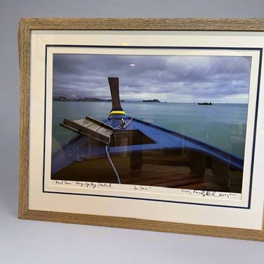 &quot;Quiet Time&quot; Thailand Longtail Boat Karen Ballard Photograph Art SH265-3