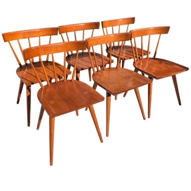Set of 6 Paul McCobb Planner Group Chairs 