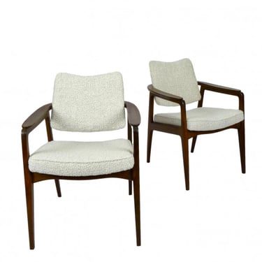 Pair of France & Son Armchairs