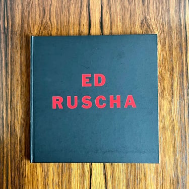 1987 Ed Ruscha Art Exhibition Book from Robert Miller Gallery, NY 