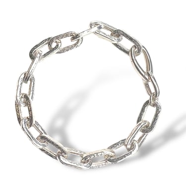 Sterling Silver Paperclip Bracelet