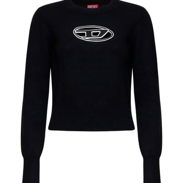 Diesel Women Black Cashmere Blend M-Areesa Sweater