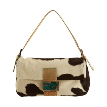 Fendi Cow Print Baguette