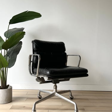 Charles and Ray Eames Soft Pad Chair by Herman Miller