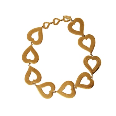 YSL Gold Heart Necklace