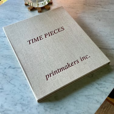 Time Pieces Collection Printmakers Inc. Portfolio Box Rhode Island 10 Artists Works 