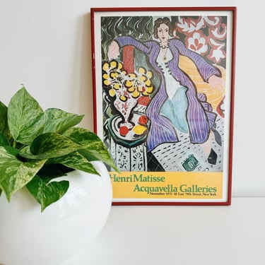1973 Framed Matisse Print