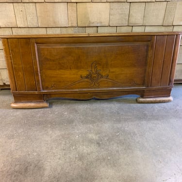 Antique twin bed footboard, 55 x 23”