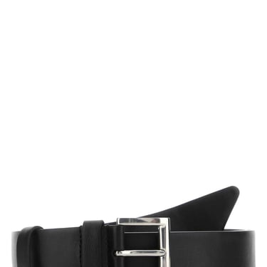 Prada Women Black Leather Belt