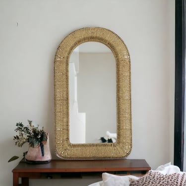 Arched Woven mirror