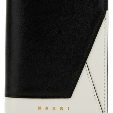 Marni Woman Two-Tone Leather Wallet