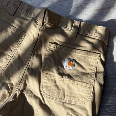 Vintage Carhartt Relaxed Fit Khaki Cargo Jeans