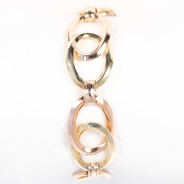 Diana by Krementz Oval Link Gold Filled Bracelet