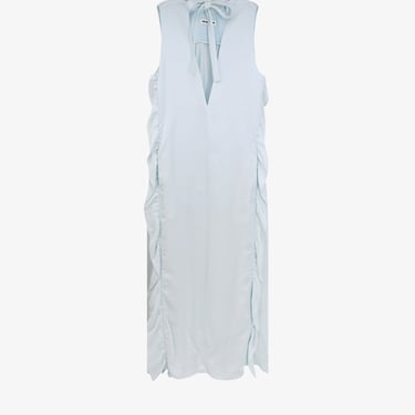 Jil Sander Women Viscose Dress With Lateral Rouches