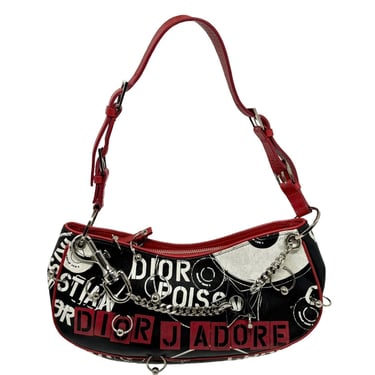 Dior Black Hardcore Pierced Shoudler Bag